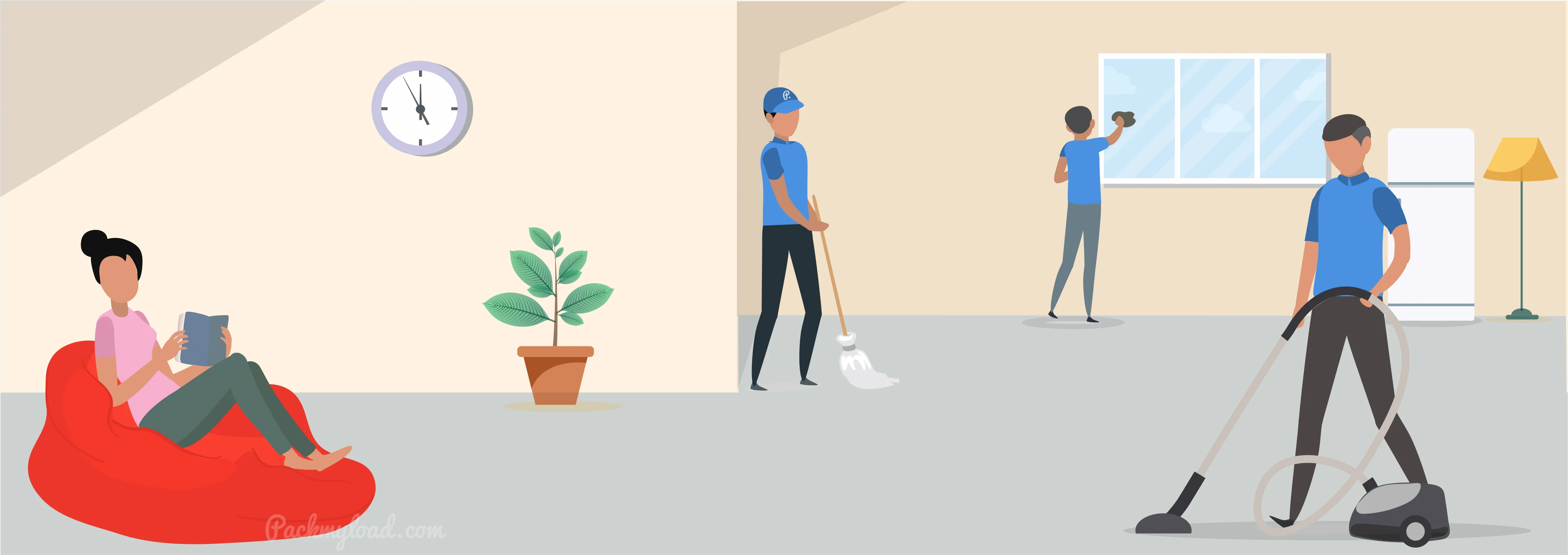 Cleaning Services service by Packmyload in Lagos and Abuja